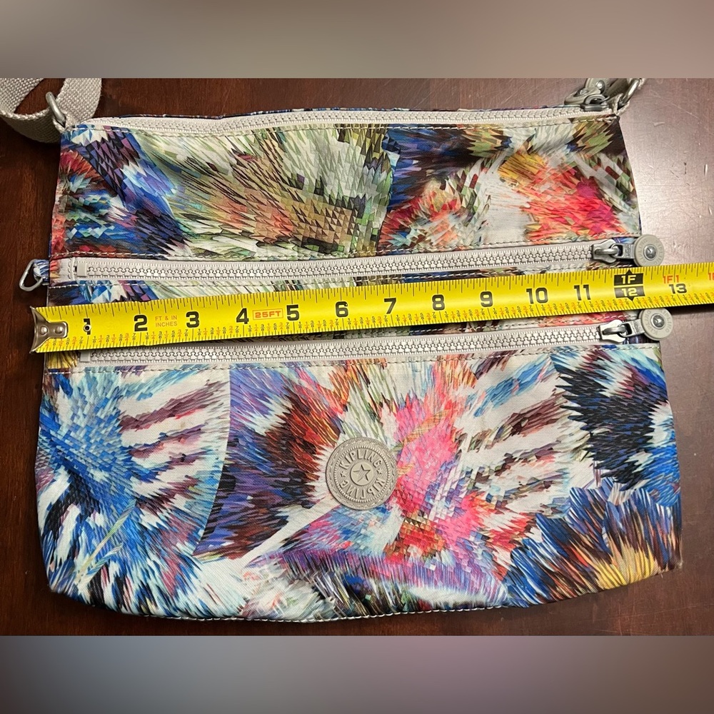 KIPLING ALVAR tropical island hop colorful crossbody bag EUC - Picture 5 of 10
